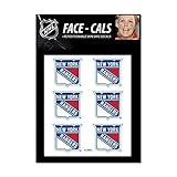Wincraft NHL New York Rangers Face Tattoos, Team Colors, One Size