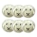 Large Size Organic Fabric Softener Balls, Wool Dryer Balls Laundry Reusable, Reduce Wrinkles & Static Cling, Shortens Drying Time (Pack of 6) (Gray)