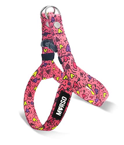 Image of MORSO 7175 Mini Dog Harness, XS, Pink