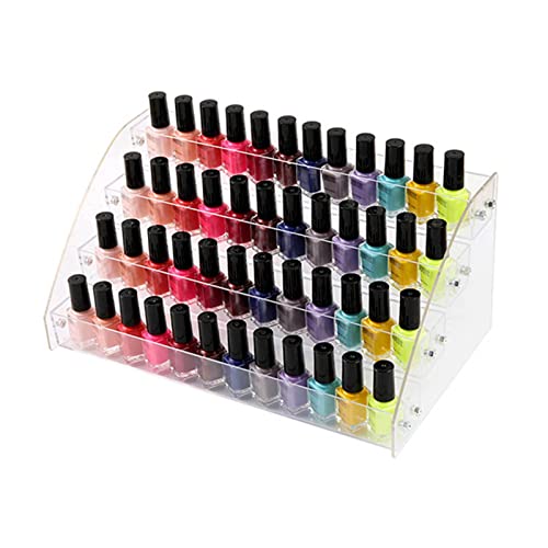 Eastuy Vernis À Ongles, 2/3/4/5/6/7 Étages Rangement Vernis A Ongle,Présentoir Vernis Acrylique Transparent, Support Parfum, Présentoir Maquillage