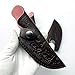 Leather Knife Sheath Fixed Blade Straight Knife Sheath Scabbard Pouch EDC Outdoor Hunting Camping Fit for 4.13