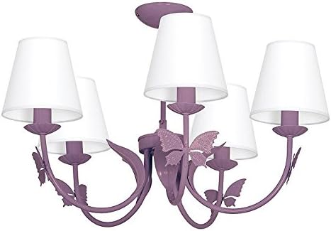 MINI MOTYL V / Butterfly Lavender Child Children Ceiling Lights Chandeliers