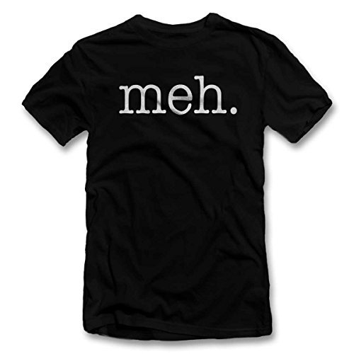 shirtground Meh T-Shirt Schwarz-Black S