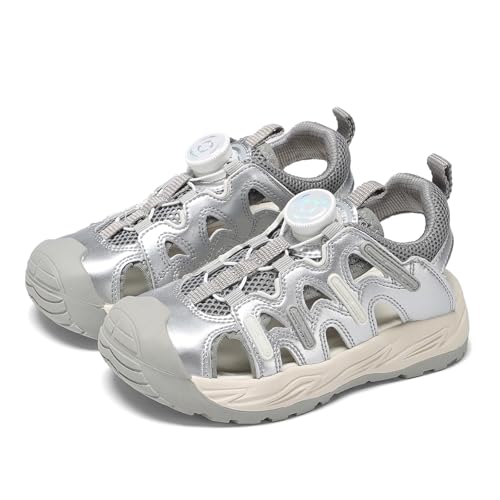 Boys Girls Sandals Kids Summer Shoes Closed-Toe Hiking Beach Sneakers4