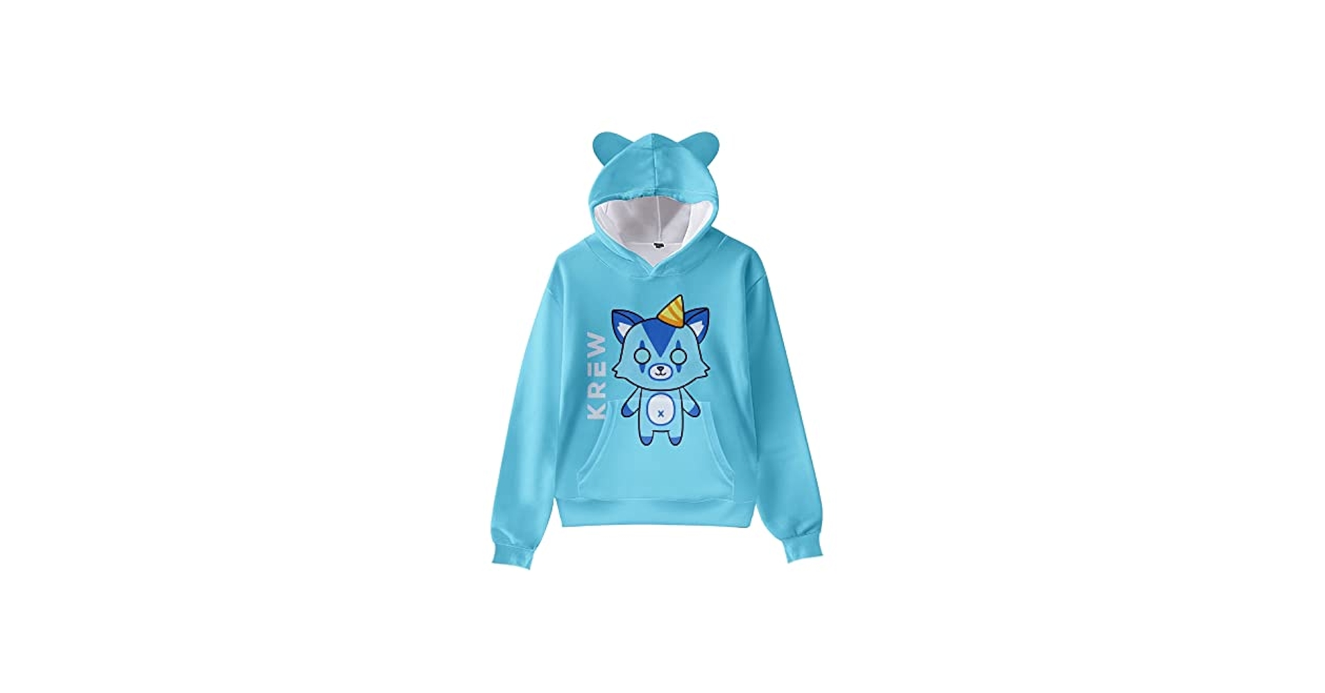 アイドル I AM:Urs Hoodie Amazon.com: WODGTYMF ItsFunneh Krew District Merch Cat Ears