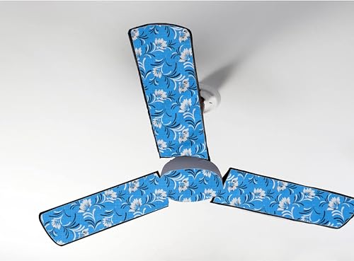 Image of Waterproof & Dustproof Three Blade Ceiling Fan Cover with attachable Enclosure Set of 1 Fan Cover clr11