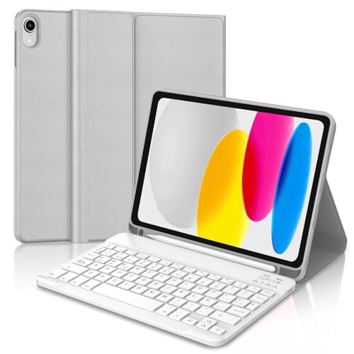 IVEOPPE Funda Teclado Bluetooth iPad 10 Gen