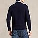 Qolkmuiy-GJ Men's Casual Twist Textured Sweaters Crewneck Cable Knit Pullover Lightweight Patterned Knitted Sweatershirt (Medium,Dark Blue 2)