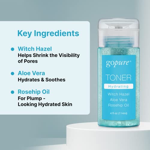 Gopure Hydrating Facial Toner - Plump And Nourish The Look Of Skin, 4 Fl. Oz. #TOP2
