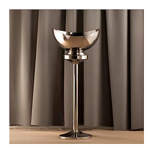 Cubiteras de acero inoxidable pulido con soporte elevado para enfriar botellas 2
