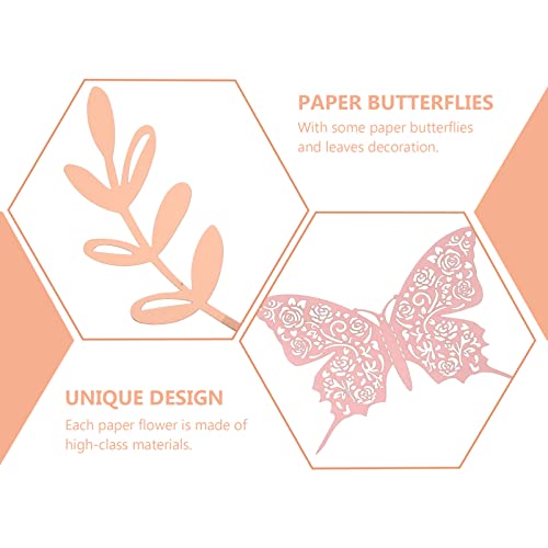 Décorations murales Abaodam en papier artisanal pour événements chic