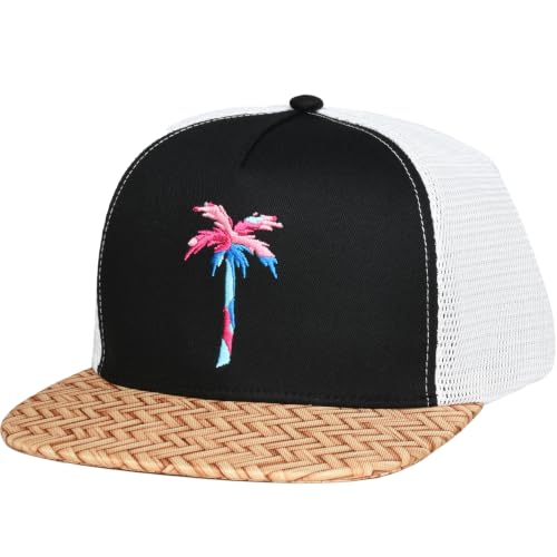 Image of EDTREK Adventure Snapback Hat - Surf Hat - Beach Hat - Hiking Trucker Hat - Flying High Hat