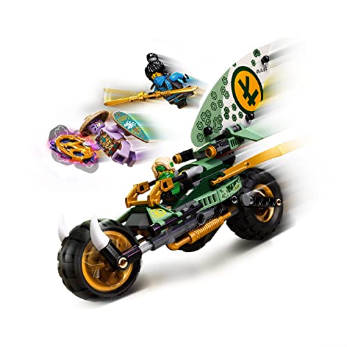 LEGO 71745 NINJAGO Lloyds Dschungel-Bike Bauset, Spielzeug Motorrad mit Lloyd und NYA Minifiguren – Bild 5