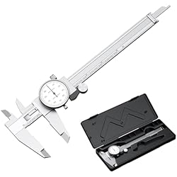 HDLNKAK Dial Caliper Shockproof Dial Caliper Precision Caliper with Watch 0-6