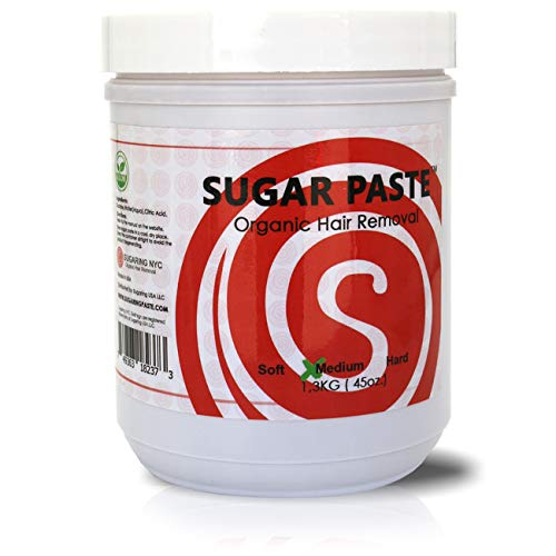 SUGARING Paste  Medium 1.3kg 45Oz for Bikini, Brazilian, Legs, Underarms