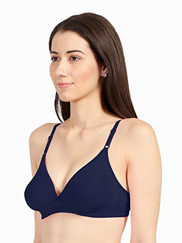 Image of SONARI Omania Womens Non-Padded Cotton Polyester Bras - Solid, Non-Wired, Medium Coverage, Hand Washable (Pack of 2)