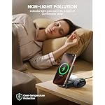 Lamicall 3 in 1 Charging Station for Apple - Foldable Wireless Charger Stand for MagSafe Portable, Travel Wireless Charger Station for Multiple Devices for iPhone 16, 15, 14, 13, Apple Watch, AirPods - Image 2