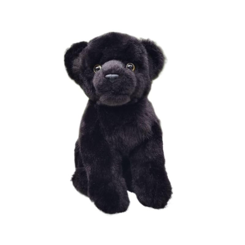Peluche léopard noir 25 cm, le cadeau d'anniversaire ou de Noël idéal pour garçons et filles