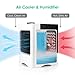Produktbild amayituo Portátil recargable aire acondicionado 4 In1 USB Mini-Luftbefeuchter-Luftentfeuchter-Luftentfeuchter-Kühlschrank für den täglichen Gebrauch