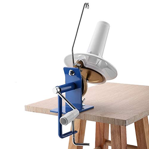 Delaman Yarn Winder Ball Winder Yarn Wool Thread, Yarn Ball Winder Portable Hand-Operated Large Metal Yarn/Fiber/Wool/Lace Thread/String Ball Winder - Thumbnail 6