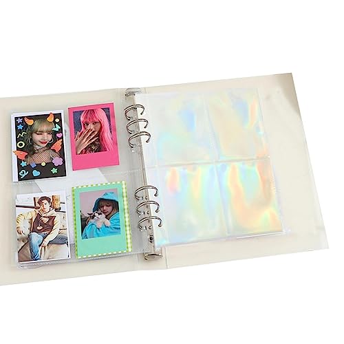 Rosixehird Porta carte fotografiche | Album di biglietti fotografici opaco – Album di carte fotografiche per fan – Cartoline, biglietti da visita, foto della fotocamera, carte da gioco