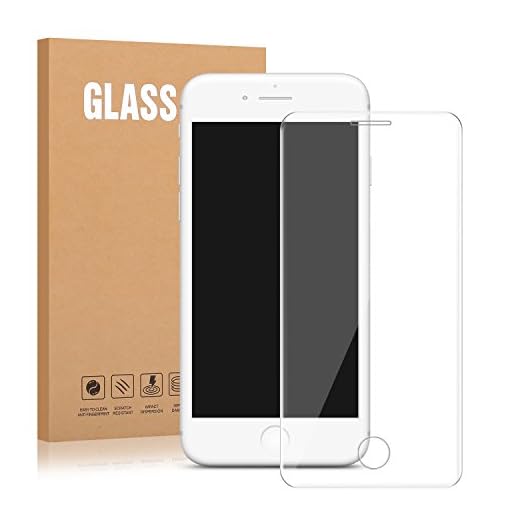 Dtdepth iPhone SE 2020, 8, 7, 6S, 6 Screen Protector Tempered Glass Full Coverage All Adhesive All Transparent Case Friendly with Curved Edge to Edge for iPhone SE 2020, 8, 7, 6S, 6 [4.7” inch] 2 Pack
