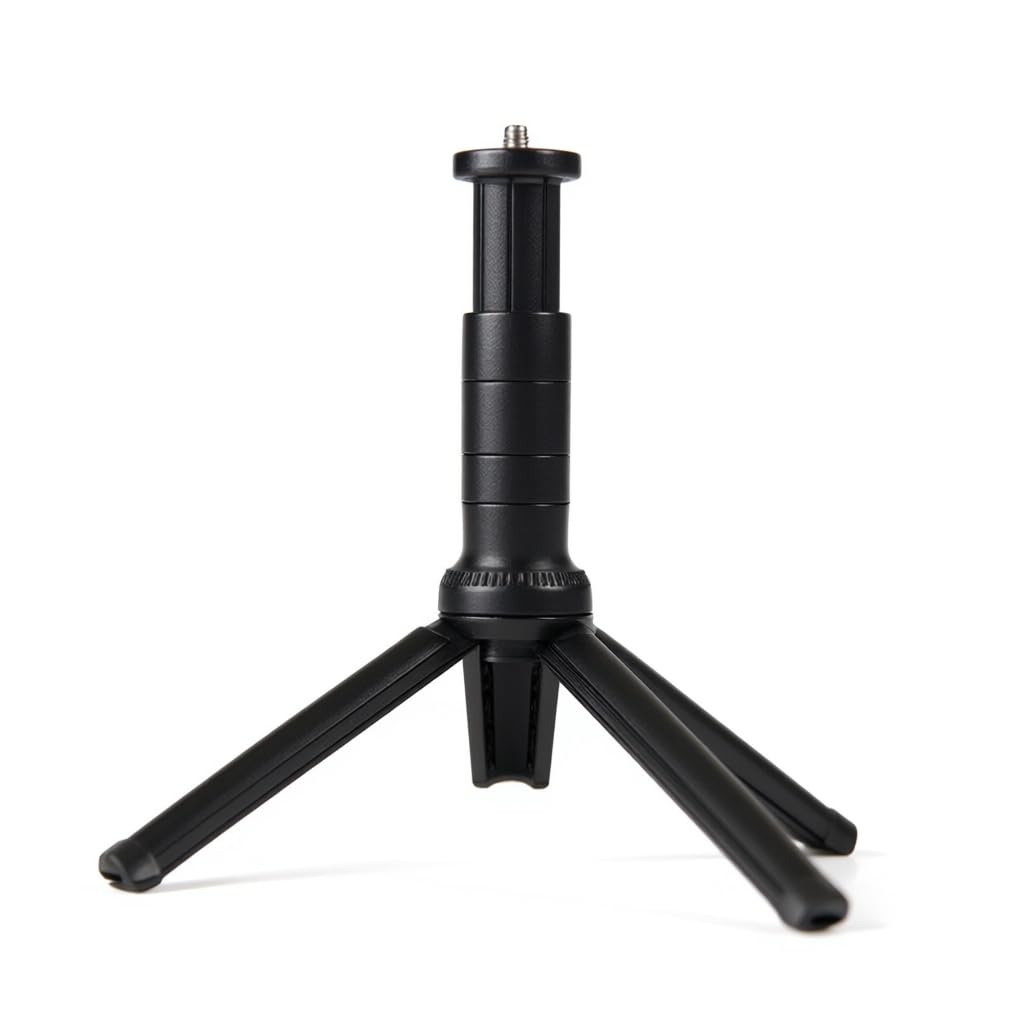 Camera Plate Tripod Black | Multi-Functional Mobile Live Stand Adjustable Beauty Leg, Desktop Mini, and Sponge for Photography, Video,
