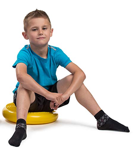 Wobble Cushion Balance Disc - Wiggle Seat & Balance Pads for Exercise, Physical Therapy, Sensory Kids - Stability Disc, Dog Balance Disc - Thumbnail 5