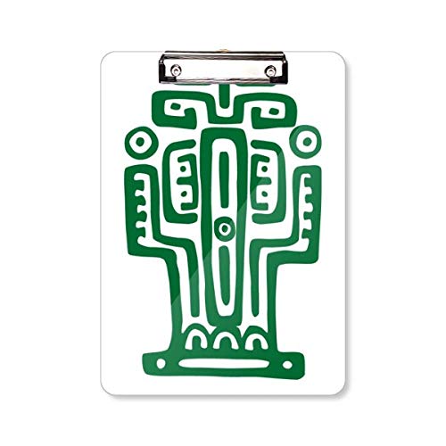 Porte-bloc A4 Mexico Totems au design de civilisation ancienne haut de gamme