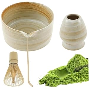 Lawnrden Matcha-Set 4-teilig Japanische Teezeremonie