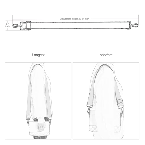 Image of chushui Replacement Purse Strap,Wide Adjustable Crossbody Straps for Handbags