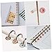 Gadpiparty 20pcs Tear-Resistant Hole Punch Protector Stickers for Loose Leaf Paper Repair User-Friendly Labels for School Office and Craft Projects Aesthetic Scrapbook Accessories