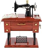(Large size) Vintage Sewing Machine Music Box...