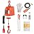 1320 LBS Electric Hoists with Wired Remote Control – 110V/120V, 510W Winches, Lifts up to 41ft, Single/Double Slings, Emergency Stop Feature for Garage, Ceiling Pulley, Overhead Crane Use