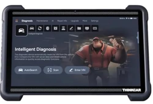 thinkcar Expert 394, Automotive Diagnostic Scanner, TCOS System, 12-Inch Touch Screen, 256GB, IA