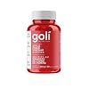 Goli Nutrition World’s First Apple Cider Vinegar Gummy Vitamins (Organic, Vegan, Gluten Free, Non-GMO, with “The Mother”, Vitamin B9, B12, Beetroot, Pomegranate) 60 Count, 240 g