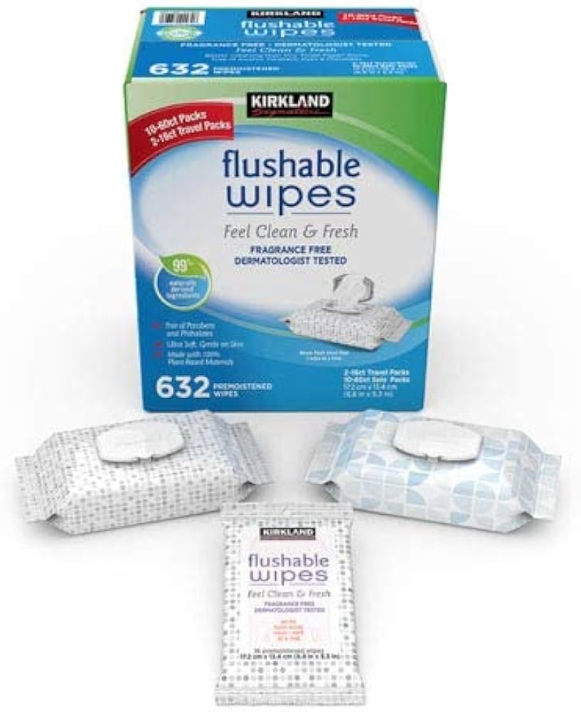 Kirkland Signature Moist Flushable Wipes, 632 Count atelieryuwa.ciao.jp