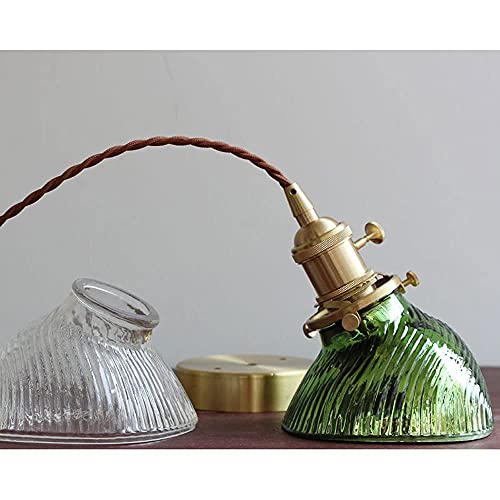 Lámpara colgante de forma irregular verde mini candelabro casa 3