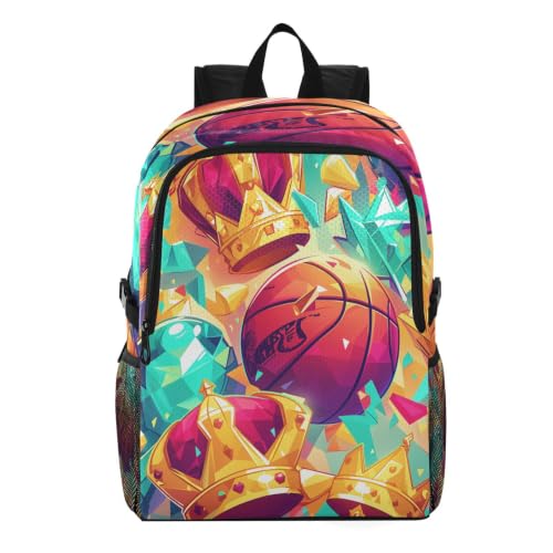 Sac à dos randonnée pliable basket durable design artistique
