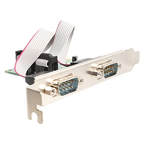 DGFJY PCIE 2 Port Serial Expansion Card PCI for Express PCI-E to Industrial DB9 Serial RS232 COM Port Adapter Wch CH382L Pci-e Adapter Card - Thumbnail 6