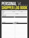  Personal Shopper Log Book: Cute Record book Gift to Keep Track of Shopping Lists and Clients Data