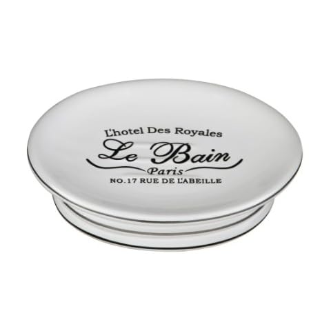 Premier Housewares Le Bain White Soap Dish Cover