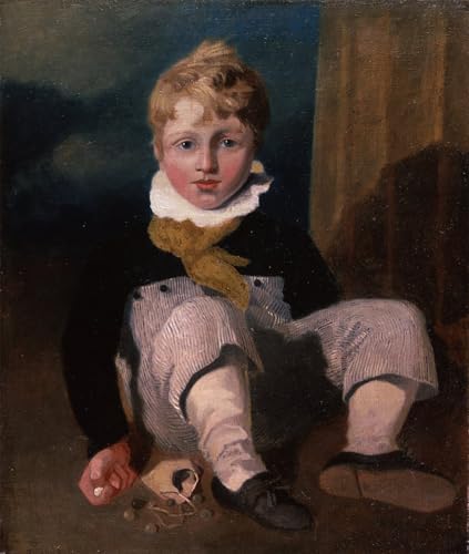 Pintura sobre lienzo Niño a las canicas de John Sell Cotman Pinturas Clásico Decoración 60x90cm