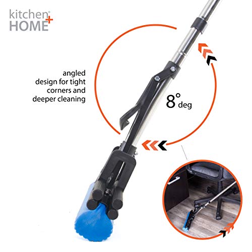 Kitchen + Home Pva Sponge Roller Mop - 11" Quadruple Roller All Purpose Floor Cleaner #TOP2