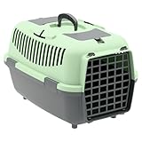 Nomade 3 Hundebox - Transportbox für kleine Hunde und Katzen - 60 x 40 x 38 cm - Kann bis zu 12 kg tragen. Robustes Polypropylen. Türen aus Kunststoff