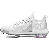 Under Armour Men's Harper 4 Low ST Baseball Shoe, White (100)/White, 7