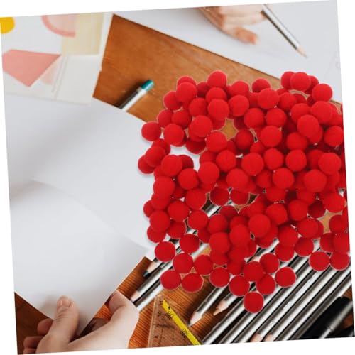 Pompones para manualidades sin perder pelusa bolsa de 600 unidades para proyectos creativos escolares 5
