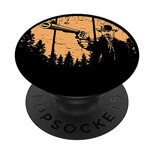 Far West cow-boy hors-la-loi tireur vintage western PopSockets PopGrip Interchangeable Cover