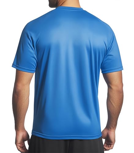 Instant Cooling Quick Dry Workout T-Shirt Men Coolmax Moisture Wicking Performance Crew Neck Running Comfort Tee2