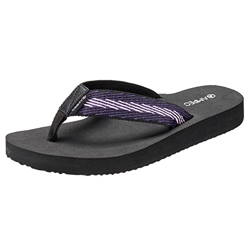 Ampeo Women's Arch Support Flip Flops Comfortable Casual Summer Beach Thong Sandals